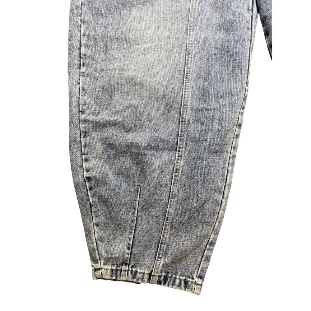 Very Jean Women Light Acid Wash High Waist Balloon Barrel Leg Jeans Size M - Picture 5 of 9